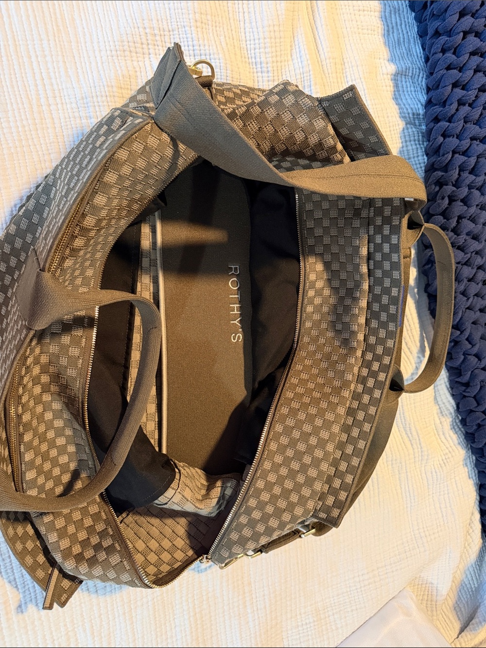 Rothy's Olive Woven Travel Tote - Picture 11 of 11